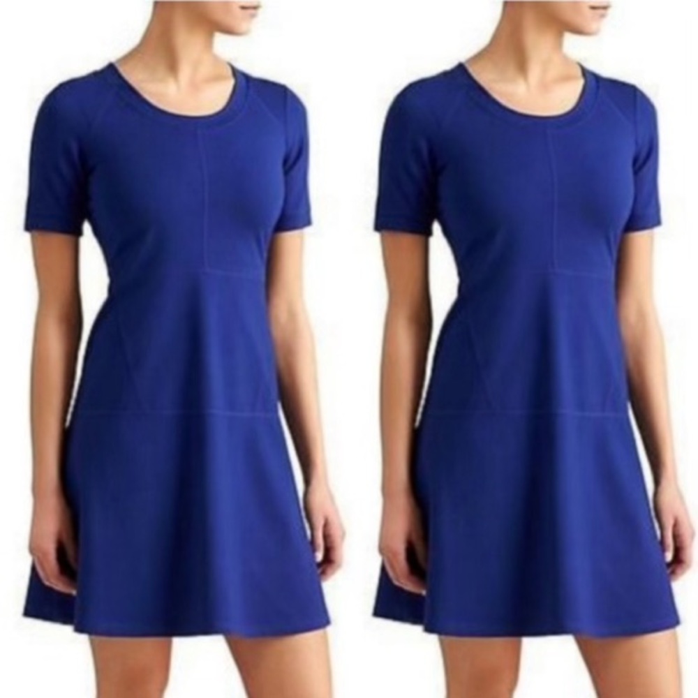 Athleta, deep blue, A line, gently used in excellent condition.